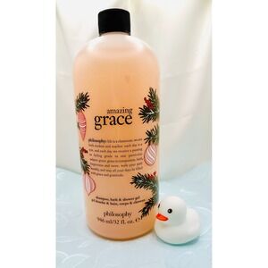 32 oz Philosophy Amazing Grace 3-in-1 Shampoo Bath & Shower Gel Holiday Edition